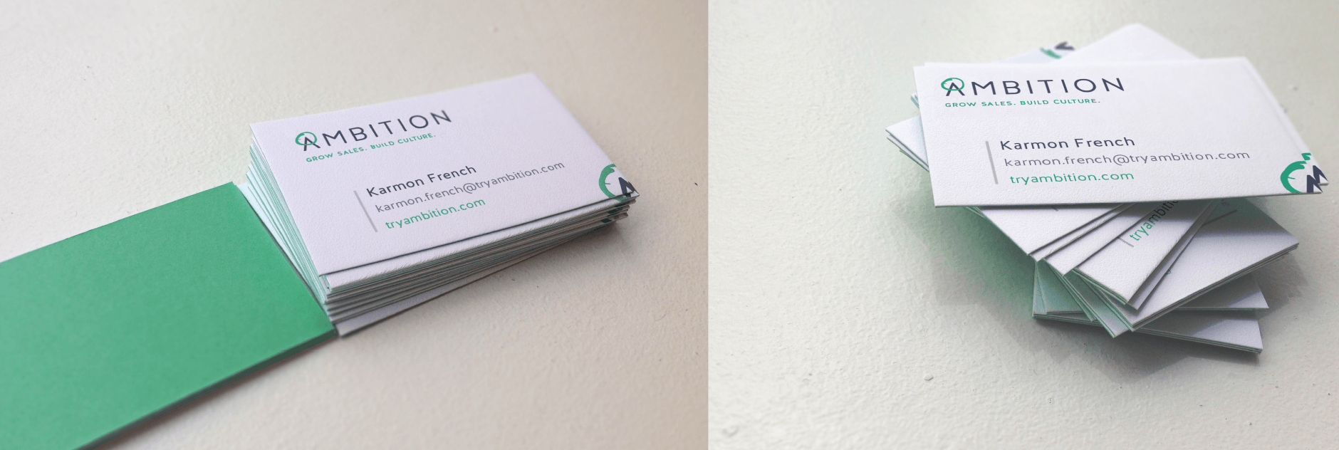 Ambition business cards